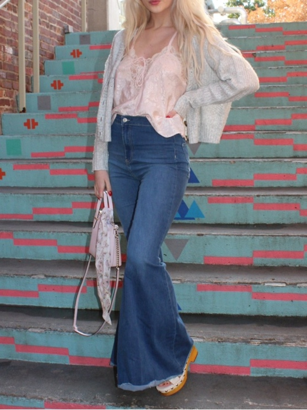 We The Free Just Float On High-Rise Flare Jeans